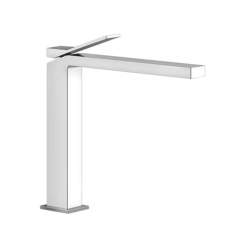 Gessi Rettangolo K Смеситель для раковины на 1 отверстие, излив 213мм, цвет: хром, 53004#031