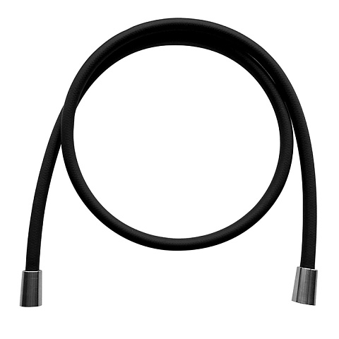 Fima Carlo Frattini FIMA|Carlo Frattini Spillo Steel Шланг для душа 1500 мм., цвет INOX/черный матовый, F2957NINOX