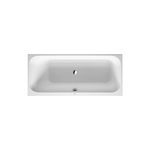 Duravit Happy D.2 Ванна акриловая 1700х750 мм, прямоугольная .встраиваемая версия , с наклоном для спины слева, цвет белый, 700312000000000