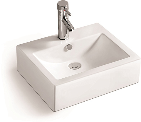 Раковина керамическая (накладная) SantiLine SL-1005