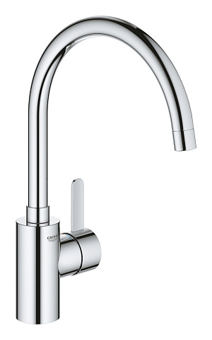 Смеситель для кухни Grohe Eurosmart Cosmopolitan 32843002 с высоким поворотным изливом, хром