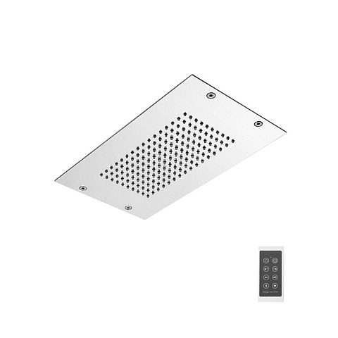 Fima Carlo Frattini FIMA|Carlo Frattini Wellness Верхний душ Modular 350х200 мм., встраиваемый в потолок, LED подсветка для хромотерапии с 8 цветами, цвет хром, F2825CR