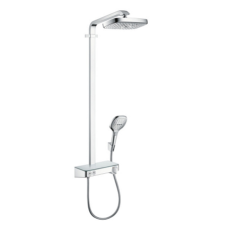 Душевая система Hansgrohe Raindance Select E 300 2jet Showerpipe с термостатом, хром 27126000