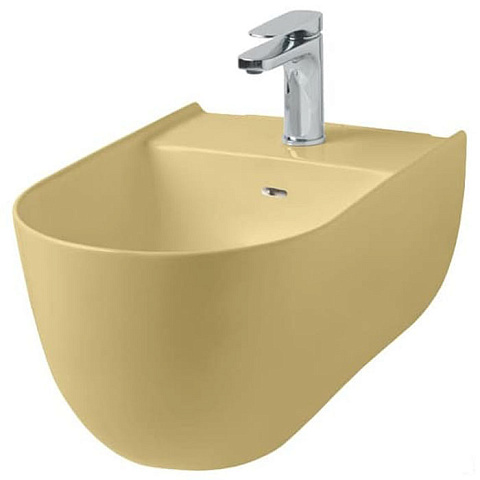 Artceram THE ONE Биде подвесное 52х35, с креплениями, с 1 отв под смеситель. цвет giallo zinco, THB001 12 00 giallo zinco *1