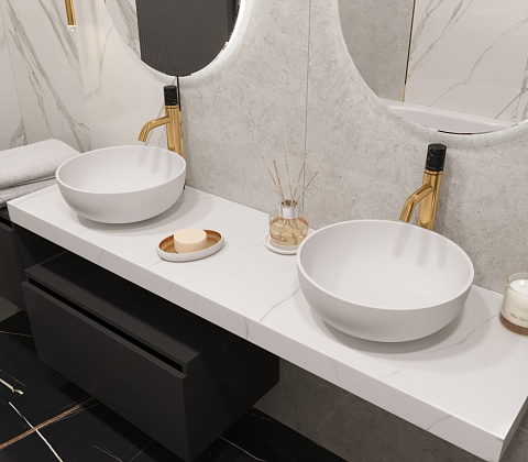 Столешница прямая Armadi Art FLAT CALACATTA 1610*460*70 869-160-CLCT